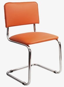 Офисный стул Sylwia chrome оранжевый в Вологде