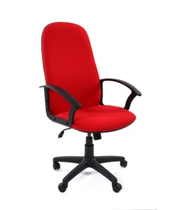Кресло компьютерное CHAIRMAN 289, ткань, цвет красный в Вологде