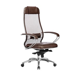 Офисное кресло Samurai SL-1.04, темно-коричневый в Вологде