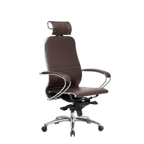 Офисное кресло Samurai K-2.04 темно-коричневый в Вологде