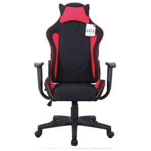 Компьютерное кресло Brabix GT Racer GM-100 (подушка, ткань, черное/красное) 531820 в Вологде