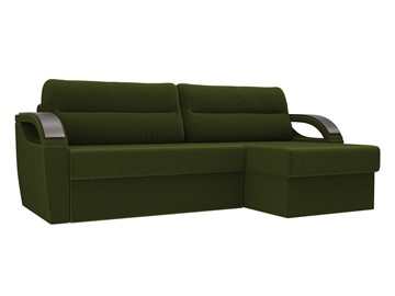 Угловой диван Форсайт, зеленый (микровельвет) в Вологде