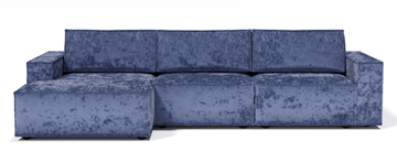 Угловой диван с оттоманкой Лофт 357х159х93 (Ремни/Еврокнижка) в Вологде