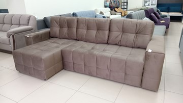 Угловой диван с оттоманкой Реал ДУ Graund 03 велюр в Вологде