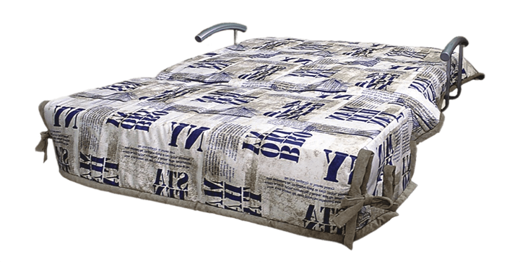 Прямой диван Аккордеон без боковин, спальное место 1200 в Вологде - изображение 1