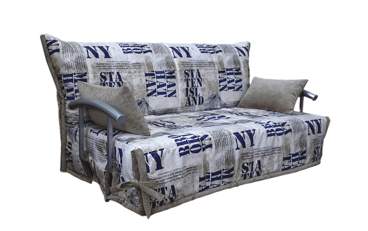Прямой диван Аккордеон с боковинами, спальное место 1200 в Вологде - изображение 2