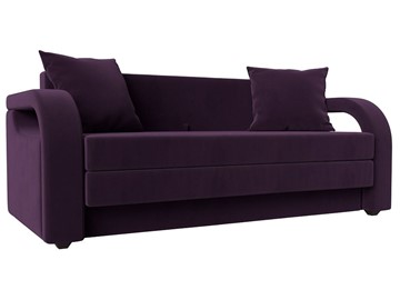 Прямой диван Лига-014, Фиолетовый(Велюр) в Вологде