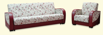 Мебельный комплект Элегия 5, диван + кресло в Вологде