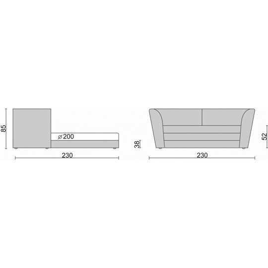 Круглый диван-кровать Смайл в Вологде - изображение 6