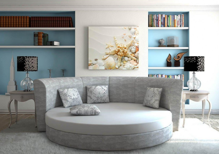 Круглый диван-кровать Смайл в Вологде - изображение 5