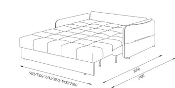 Прямой диван Токио 2 150 (НПБ) в Вологде - предосмотр 7