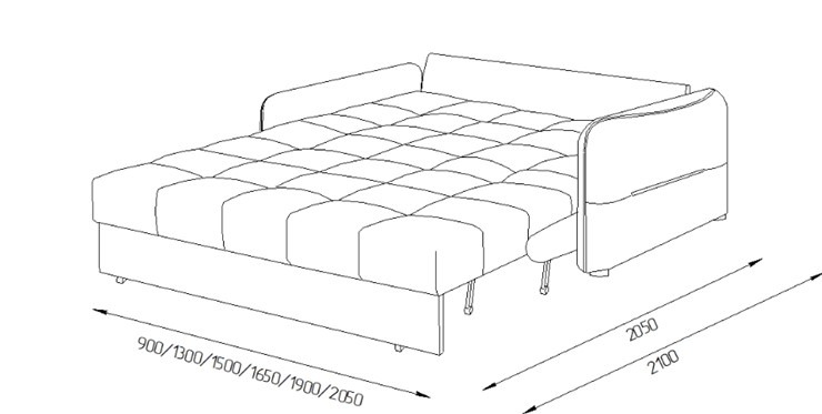 Прямой диван Токио 2 150 (НПБ) в Вологде - изображение 7