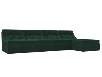 Большой модульный диван Холидей, Зеленый (велюр) в Вологде