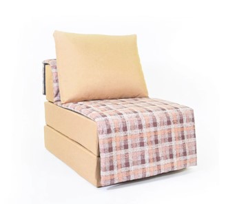 Бескаркасное кресло-кровать Харви, песочный-квадро беж в Вологде