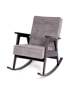 Кресло-качалка Элевуд Ретро (венге / RS 15 - темно-серый) в Вологде