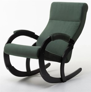 Кресло-качалка в гостиную Корсика, ткань Amigo Green 34-Т-AG в Вологде