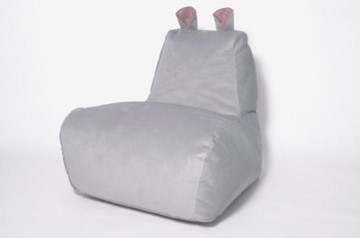 Кресло-мешок Бегемот серый в Вологде