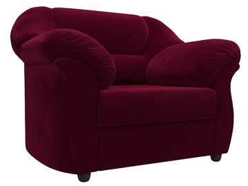 Мягкое кресло Карнелла, Бордовый (микровельвет) в Вологде