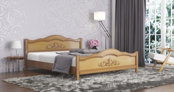 Спальная кровать СВ-Стиль Виктория 160*195 с основанием в Вологде