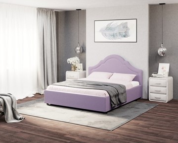 Кровать Vintage 160х200, Велюр (Forest 741 Светло-фиолетовый) в Вологде
