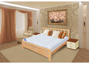 Спальная кровать Прага 160х190 с оcнованием в Вологде