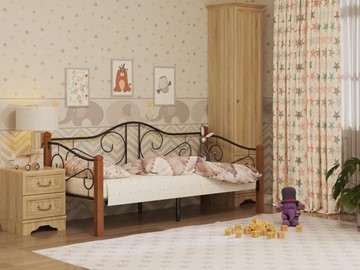 Кровать детская Гарда 7, 90х200, черная в Вологде