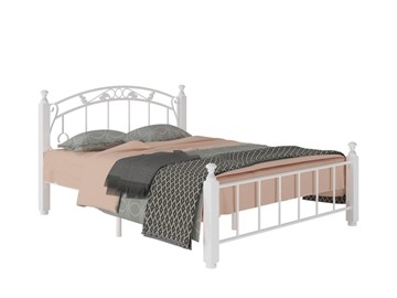 Кровать двуспальная Гарда 5, 160х200, белая в Вологде