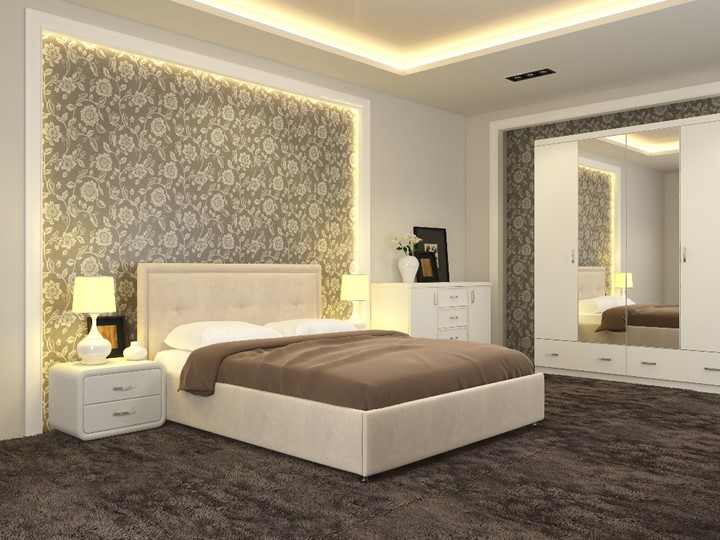 Кровать спальная Adele размер 180*200 с основанием в Вологде - изображение 4