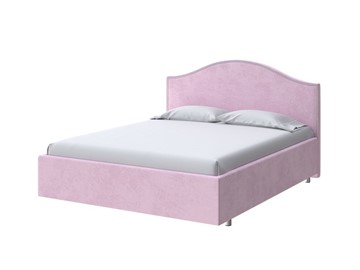 Кровать 2-х спальная Classic 200х200, Велюр (Teddy Розовый фламинго) в Вологде