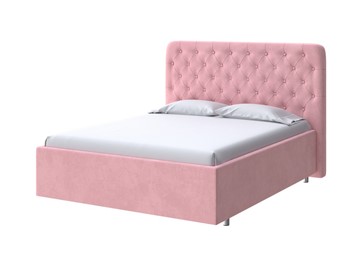Кровать спальная Classic Large 180х200, Велюр (Casa Жемчужно-розовый) в Вологде
