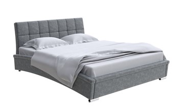 Спальная кровать Орматек Corso-1L 160x200, Велюр (Gratta 4 Серый космос) в Вологде