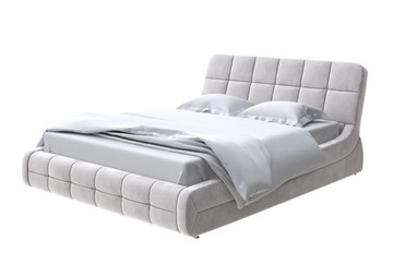 Кровать спальная Corso-6 200х200, Велюр (Лофти Серый) в Вологде