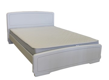 2-спальная кровать Кристина Прайм 1400, Белый в Вологде