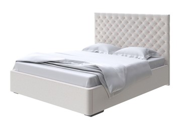 Кровать 2-спальная Modena 200x200, Велюр (Scandi Cotton 3 Лён) в Вологде