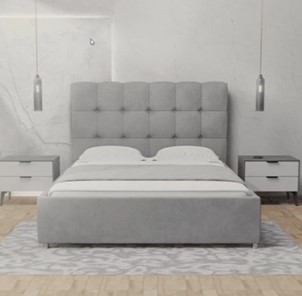 Двуспальная кровать Модерна 200х200 с подъемным механизмом и дном в Вологде