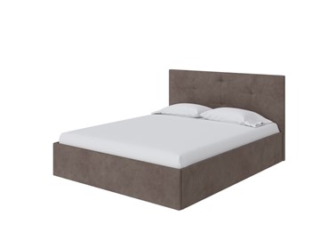 Спальная кровать Mono Plus 160х200, Велюр (Monopoly Горячий шоколад (237)) в Вологде