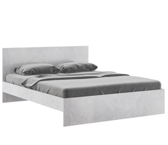 Кровать в спальню Осло М14 с настилами Лайт (Цемент светлый) в Вологде