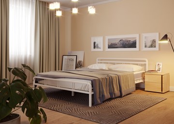 Кровать в спальню Леон, 1600, белый в Вологде