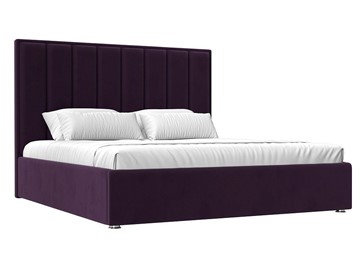 Кровать с механизмом двуспальная Афродита 160, Фиолетовый (Велюр) в Вологде