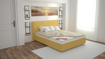 Двуспальная кровать с механизмом Сарма Альба 140х200 (с коробом) в Вологде