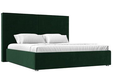 Кровать с механизмом 2-спальная Аура 160, Зеленый (Велюр) в Вологде
