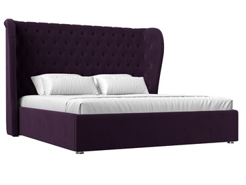 Кровать с механизмом Далия 160, Фиолетовый (Велюр) в Вологде