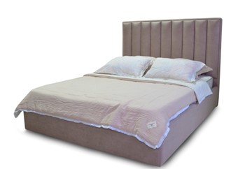 Кровать с подъемным механизмом с мягким изголовьем Адель 92х215 см в Вологде