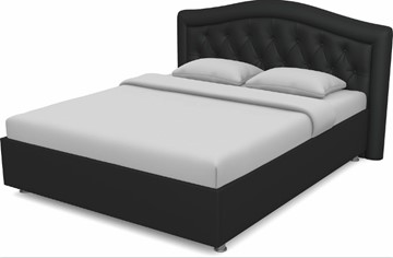 Кровать с подъемным механизмом Луиза 1400 (Nitro Black) в Вологде