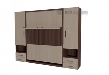 Кровать подъемная Smart (ШЛ+К 1600+ШП), шкаф правый в Вологде