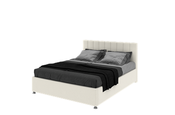 Кровать с мягкой спинкой Палермо 120х200 с ортопедическим основанием velutto 01 в Вологде