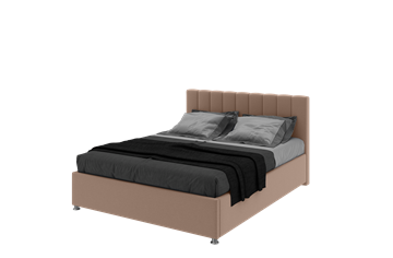 Кровать с мягким изголовьем Палермо 120х200 с ортопедическим основанием velutto 21 в Вологде