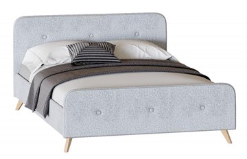 Спальная кровать Сиерра 1200 (с основанием) Аура серый в Вологде