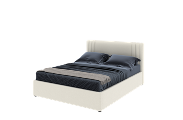 Кровать с мягкой спинкой Стелла 120х200 с ортопедическим основанием velutto 01 в Вологде
