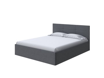 Кровать в спальню Vector Plus 90х200, Рогожка (Savana Grey (серый)) в Вологде
